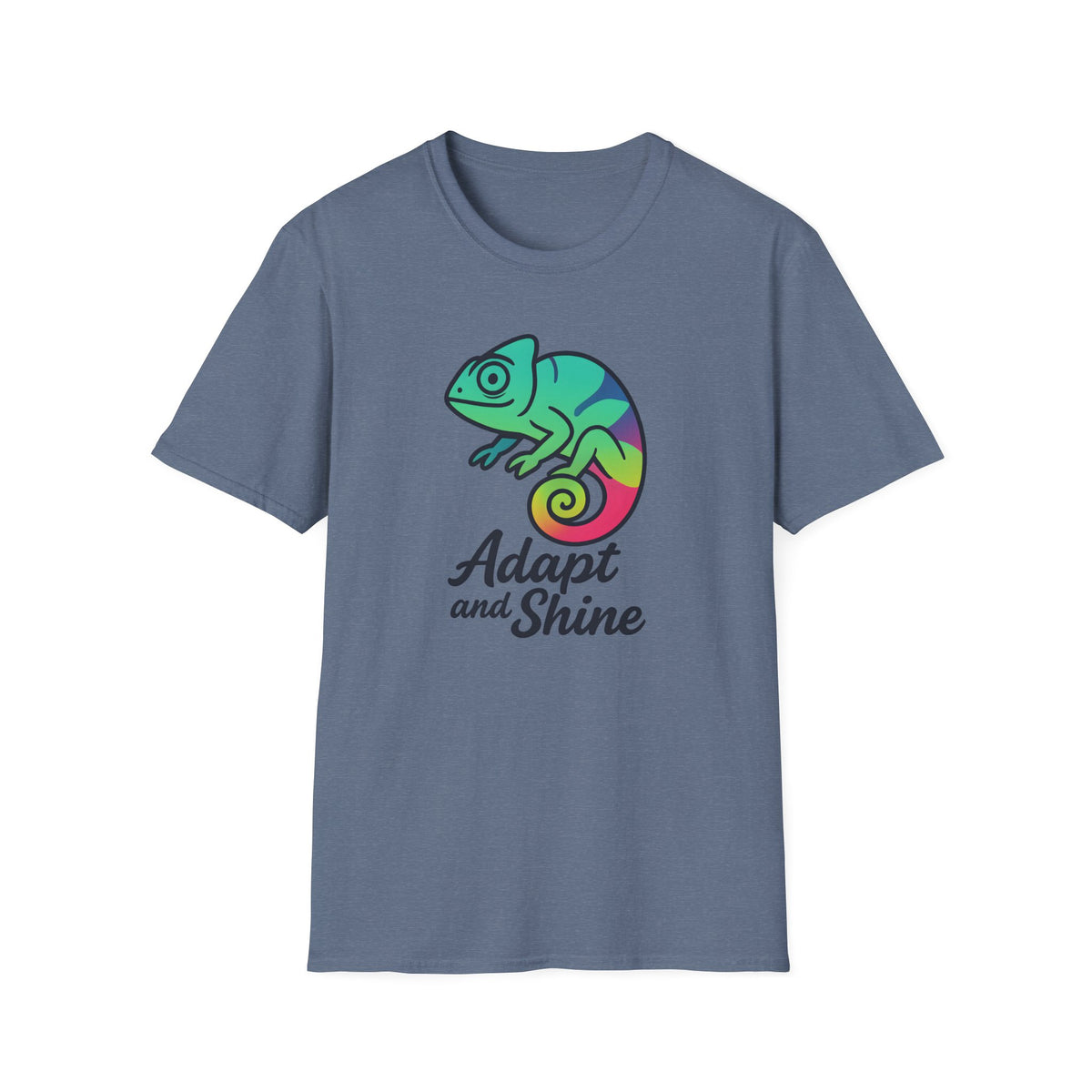 Rainbow Chameleon Logo T-Shirt