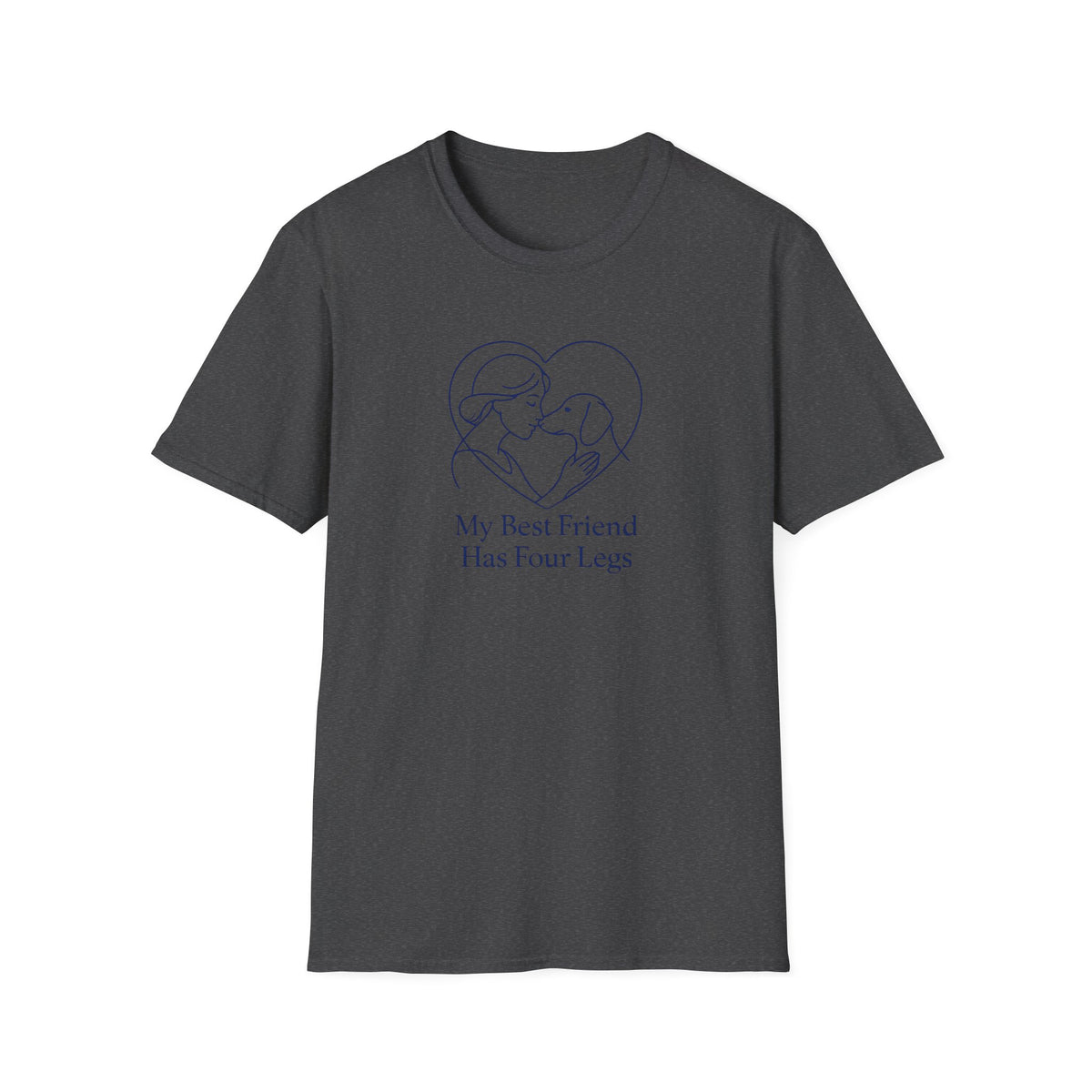Dog and Woman Heart T-Shirt