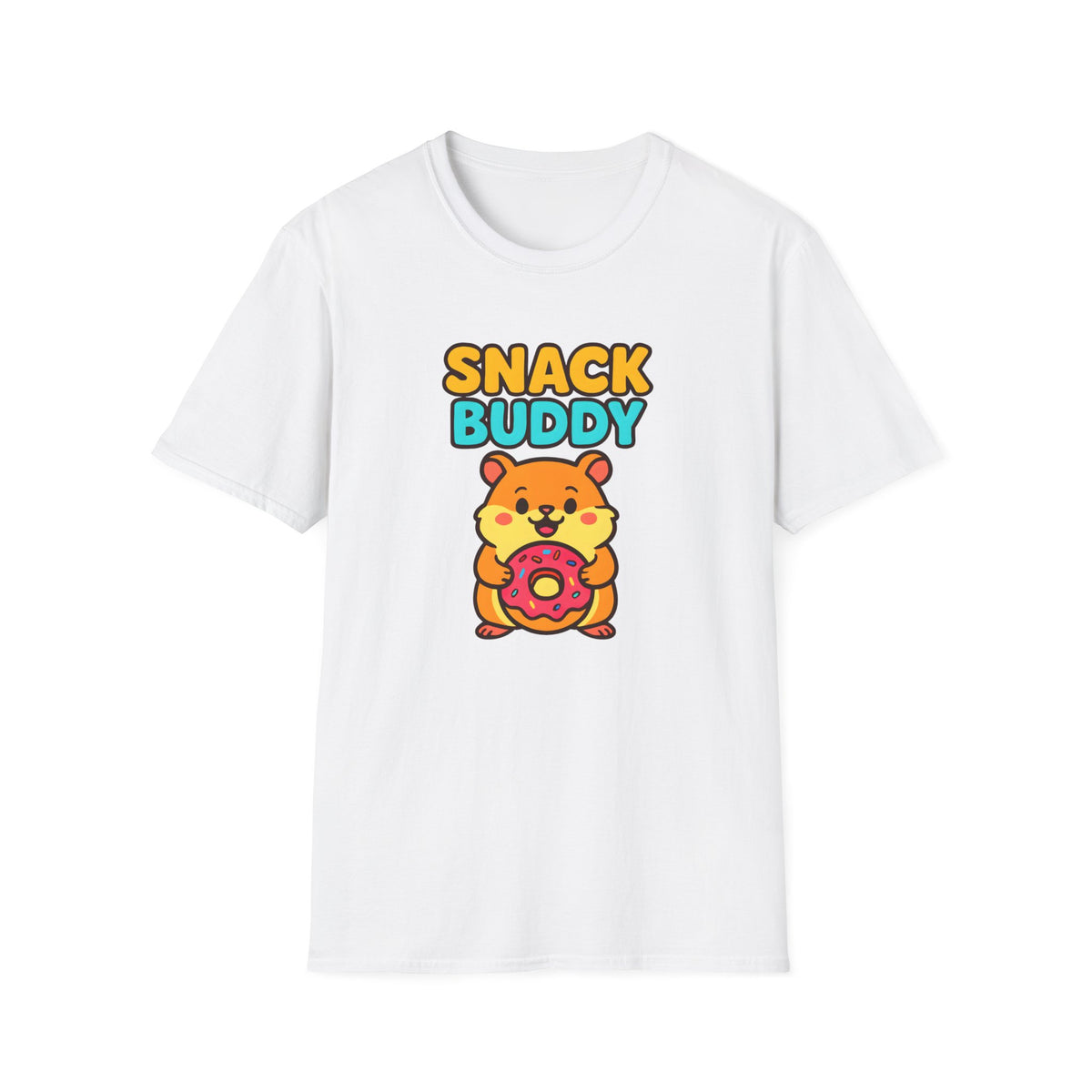 Snack Buddy Donut Hamster T-Shirt