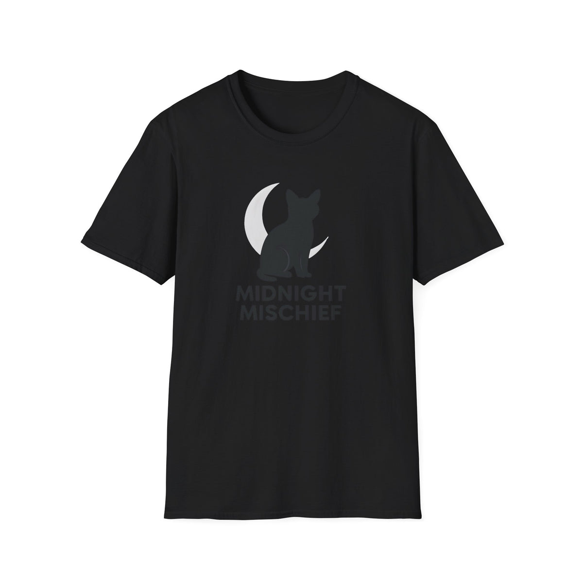Moonlit Cat Silhouette T-Shirt