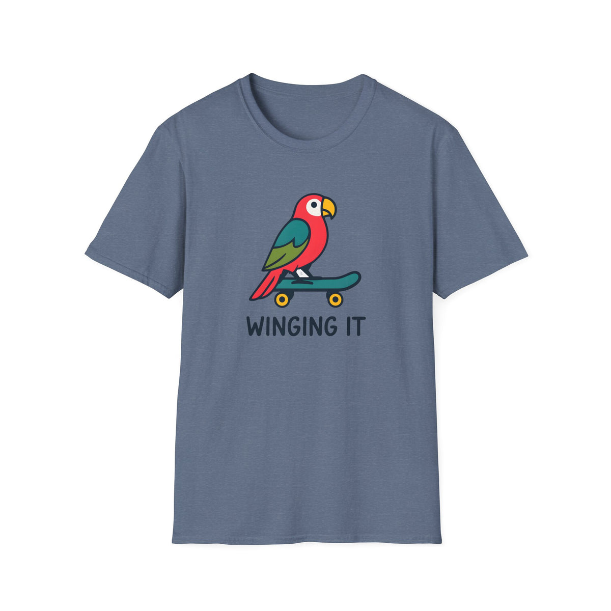 Parrot on skateboard T-Shirt